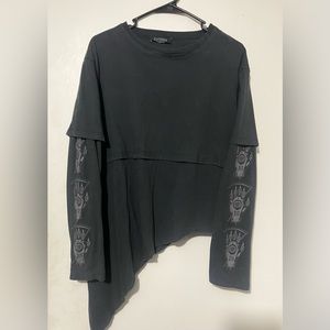 Disturbia Path of Light Layered Long Sleeve